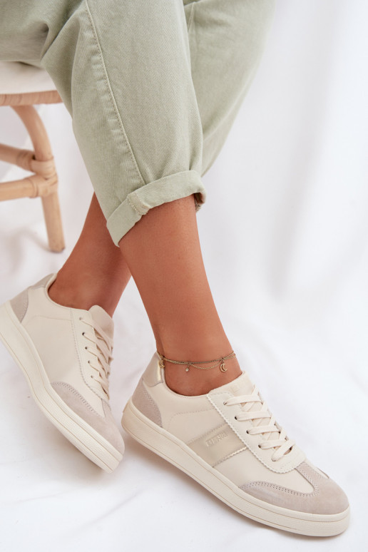 Sneakers tüüpi jalanõud Pealiste omad Big Star TT274155 beeži värvi