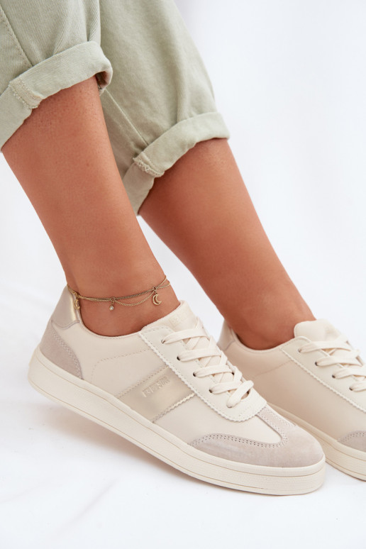 Sneakers tüüpi jalanõud Pealiste omad Big Star TT274155 beeži värvi
