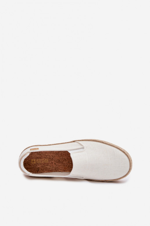 Espadrillid platvormiga Big Star TT274090 Ecru