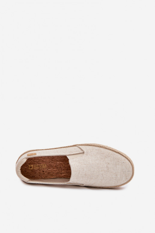 Espadrillid platvormiga Big Star TT274089 beeži värvi
