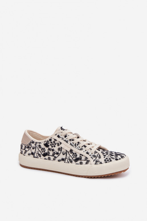 vabaaja jalanõud Spordijalatsid Pealiste omad Big Star TT274842 Elevandiluu värvi