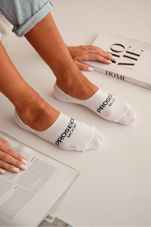 Sokid Microjalused PROSECCO MOOD valget värvi