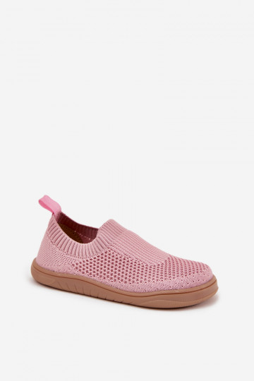 Laste sussid Barefoot Milami roosa värvi Tai tuririselle