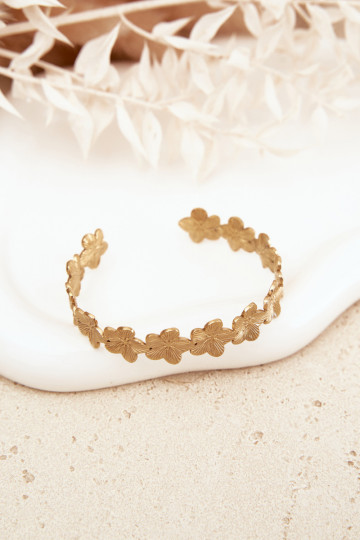 Käevõru Pealiste omad roostevabast terasest Lilluszki Kuldset värvi 2