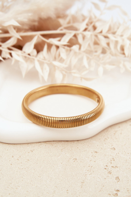 Käevõru Pealiste omad roostevabast terasest Kuldset värvi