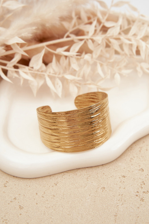 Käevõru Pealiste omad roostevabast terasest Kuldset värvi