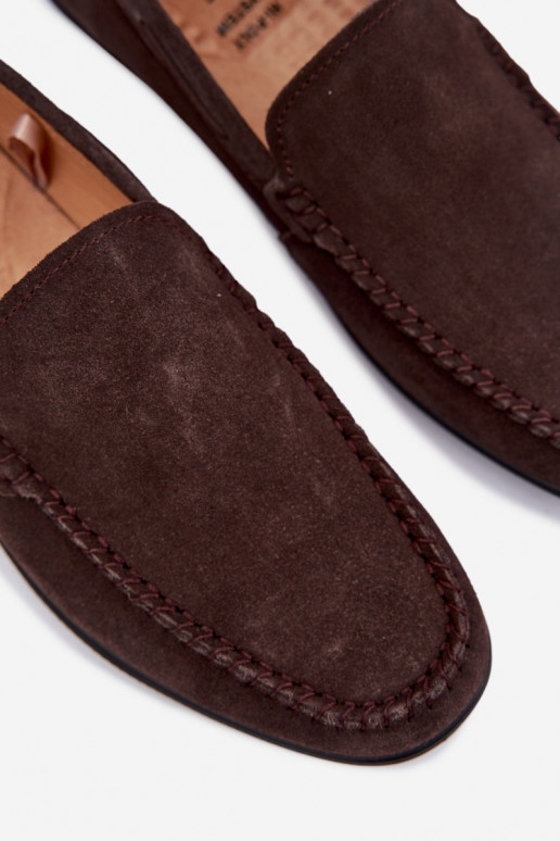 Mokassiinid meestelePealturalnego seemisnakhsedu Big Star TT174202 Czekoladosissee