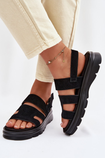 Pealistesandaalid seemisnahast Big Star TT274484 msuud