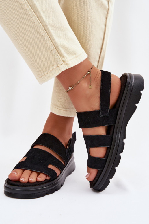 Pealistesandaalid seemisnahast Big Star TT274484 msuud