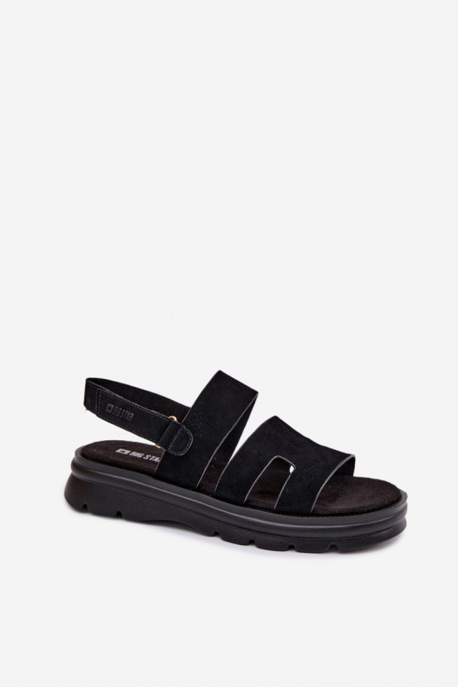 Pealistesandaalid seemisnahast Big Star TT274484 msuud