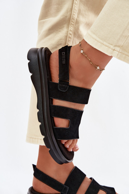 Pealistesandaalid seemisnahast Big Star TT274484 msuud