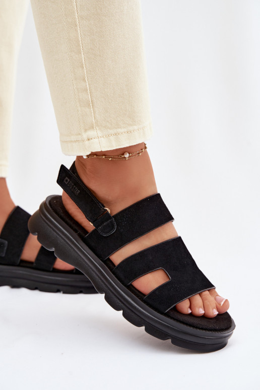 Pealistesandaalid seemisnahast Big Star TT274484 msuud