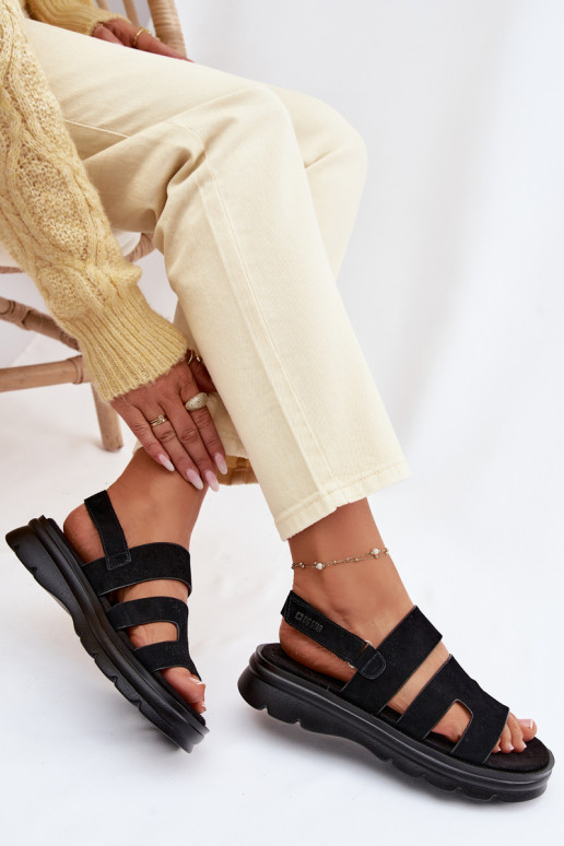 Pealistesandaalid seemisnahast Big Star TT274484 msuud