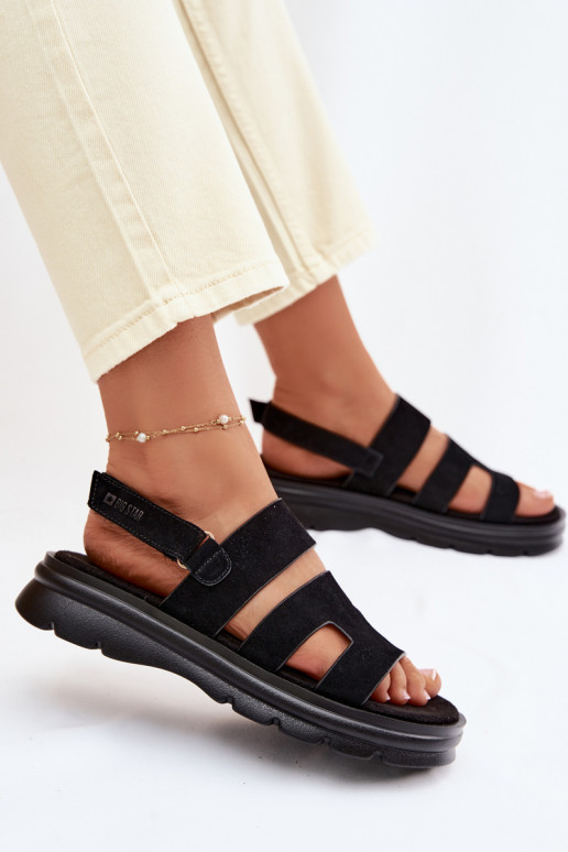 Pealistesandaalid seemisnahast Big Star TT274484 msuud