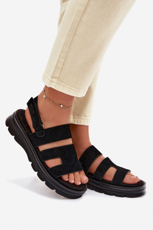 Pealistesandaalid seemisnahast Big Star TT274484 msuud