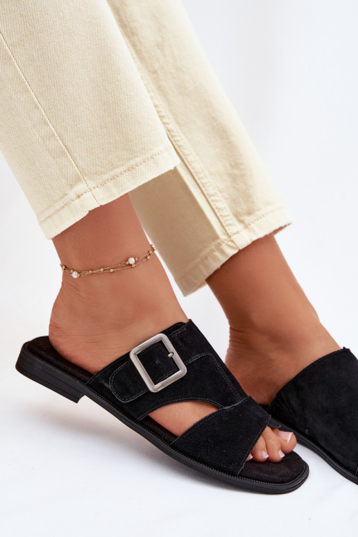 naiste seemisnahksed sussid laiade nööridega neetide ja pandlaga Big Star TT274477 msuud