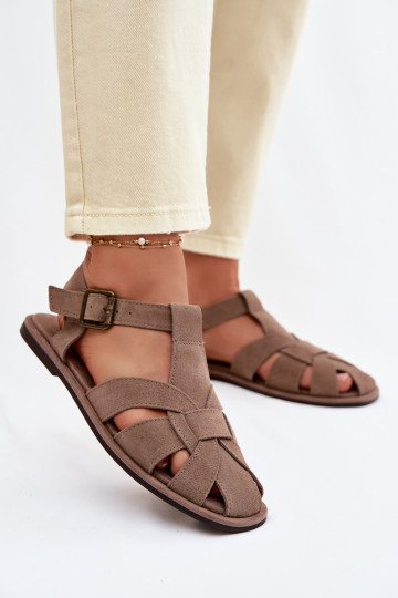 Sellel ondalad sandaalidPealturalnego seemisnakhsedu Big Star TT274250 beeži värvi