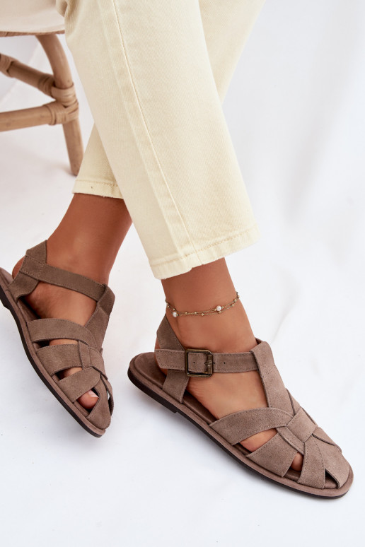 Sellel ondalad sandaalidPealturalnego seemisnakhsedu Big Star TT274250 beeži värvi