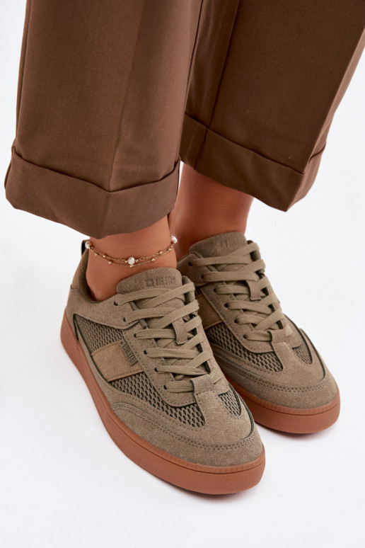 Sneakers tüüpi jalanõud Pealiste omad Big Star TT274761 Khakivärvi