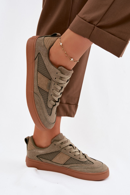 Sneakers tüüpi jalanõud Pealiste omad Big Star TT274761 Khakivärvi