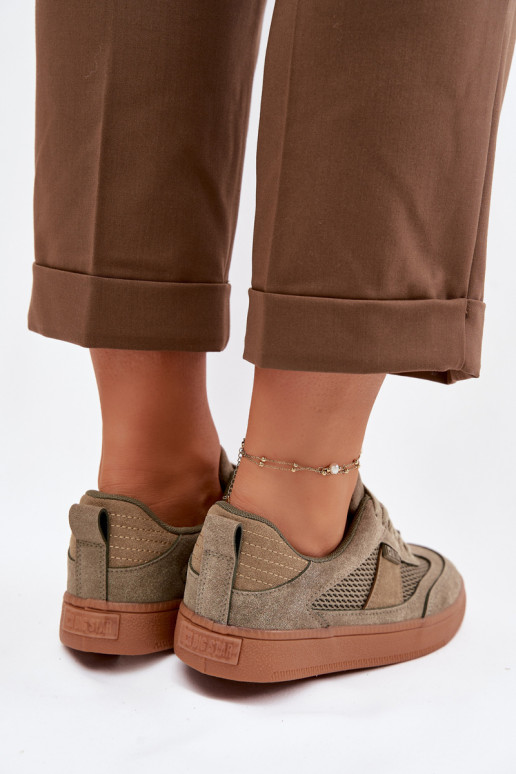 Sneakers tüüpi jalanõud Pealiste omad Big Star TT274761 Khakivärvi