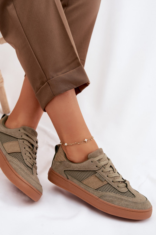 Sneakers tüüpi jalanõud Pealiste omad Big Star TT274761 Khakivärvi