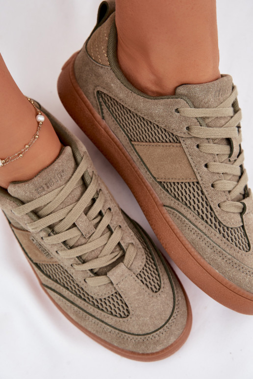 Sneakers tüüpi jalanõud Pealiste omad Big Star TT274761 Khakivärvi