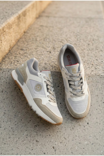 Sneakers tüüpi jalanõud meestele platvormiga Big Star TT174032 Valget-Sinist värvi 2