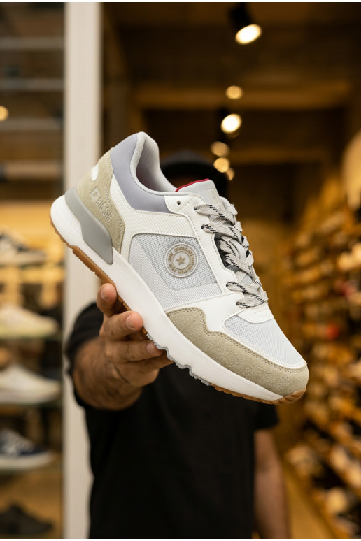 Sneakers tüüpi jalanõud meestele platvormiga Big Star TT174032 Valget-Sinist värvi