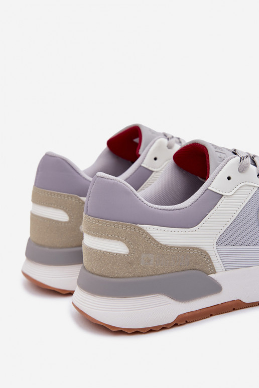 Sneakers tüüpi jalanõud meestele platvormiga Big Star TT174032 Valget-Sinist värvi