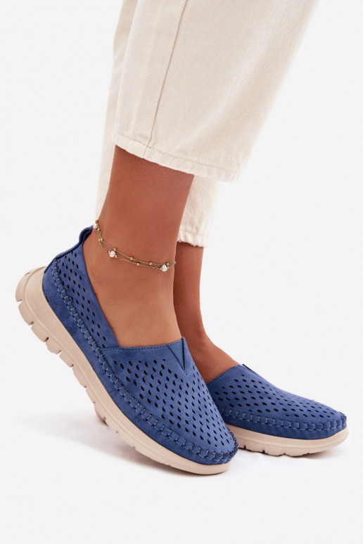 Ažuurne Valgus naiste mokassiinid Sergio Leone MK099H Sinist värvi