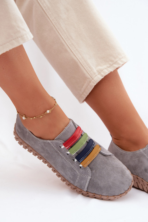 Pealhk seemisnakhsed jalatsid Pealiste omad Vinceza 95377 Halli värvi