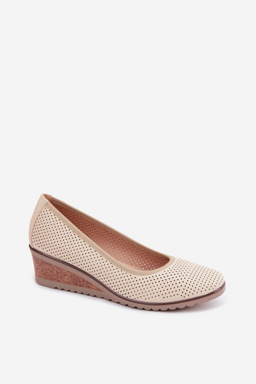 jalatsid Pealiste omad platvormiga Vinceza 58629 Elevandiluu värvi