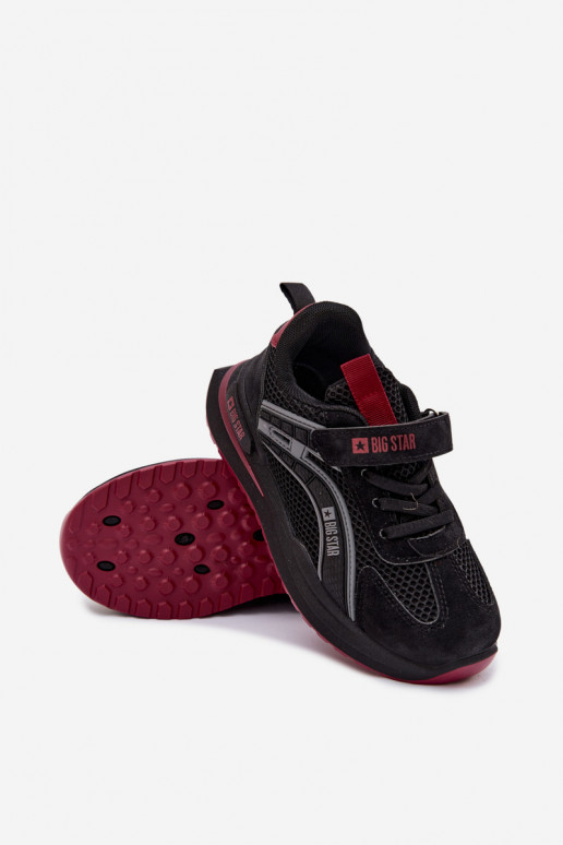jalanõud Lastejalatsid Big Star TT374152 HI-POLY SYSTEM Must-bordoo-värvi