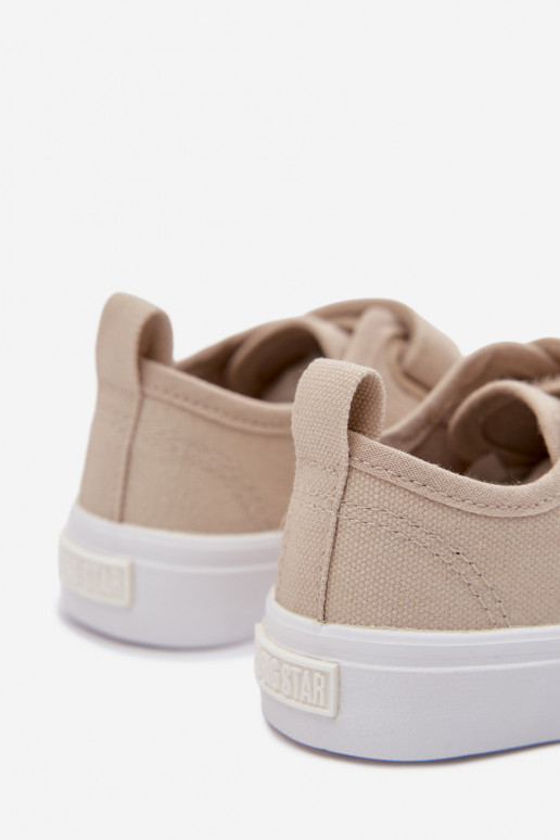 vabaaja jalanõud Laste jalanõud Big Star TT374162 beeži värvi