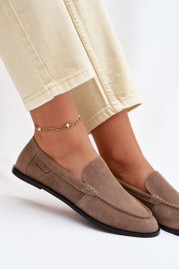 naiste mokassiinidPealturalnego seemisnakhsedu Big Star TT274207 beeži värvi