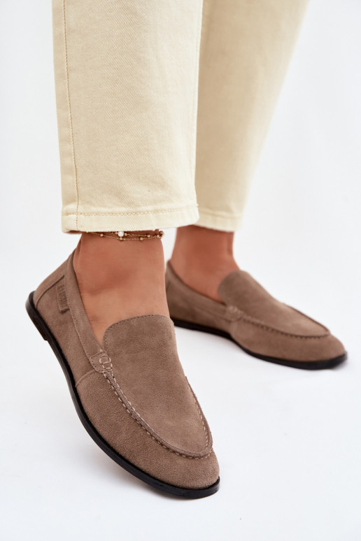 naiste mokassiinidPealturalnego seemisnakhsedu Big Star TT274207 beeži värvi