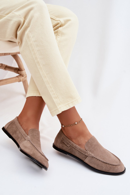 naiste mokassiinidPealturalnego seemisnakhsedu Big Star TT274207 beeži värvi