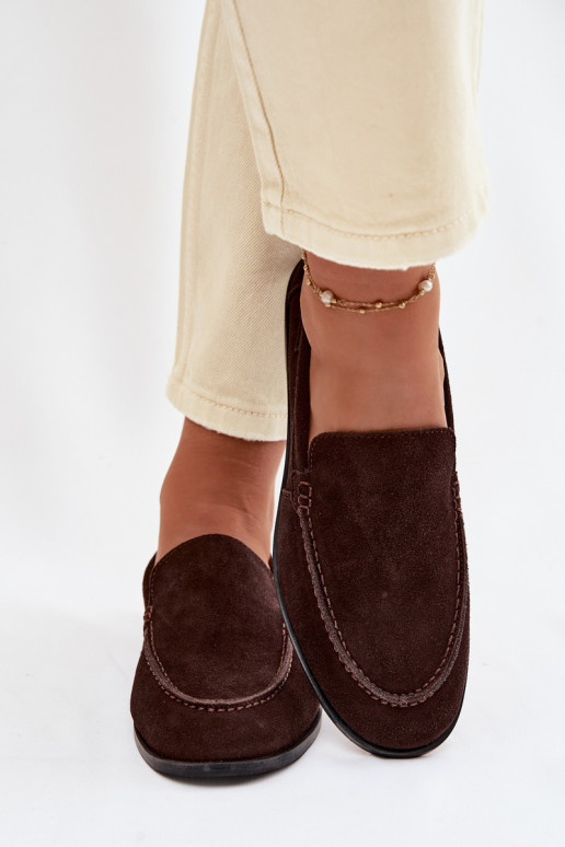 naiste mokassiinidPealturalnego seemisnakhsedu Big Star TT274208 Czekoladosissee