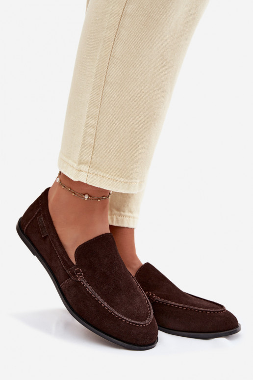 naiste mokassiinidPealturalnego seemisnakhsedu Big Star TT274208 Czekoladosissee