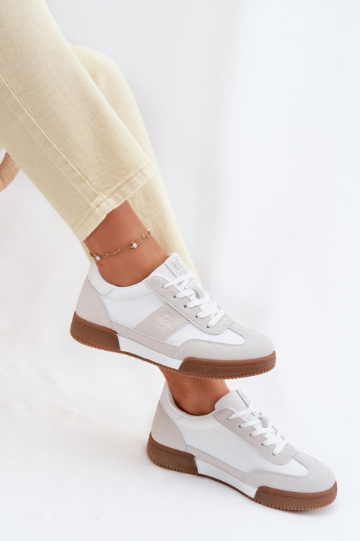 Sneakers tüüpi jalanõud Pealiste omad Big Star TT274910 valget värvi