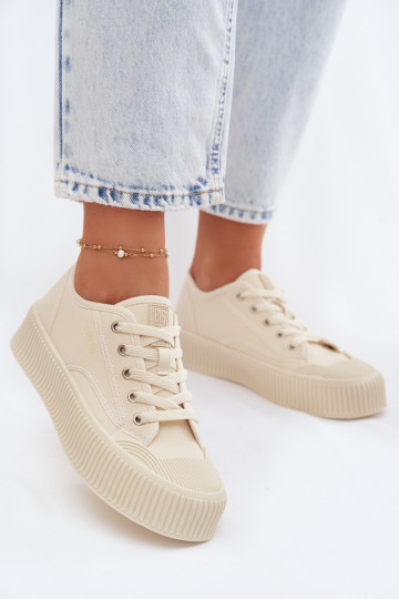 naiste saapad platvormiga Big Star TT274271 beeži värvi 2