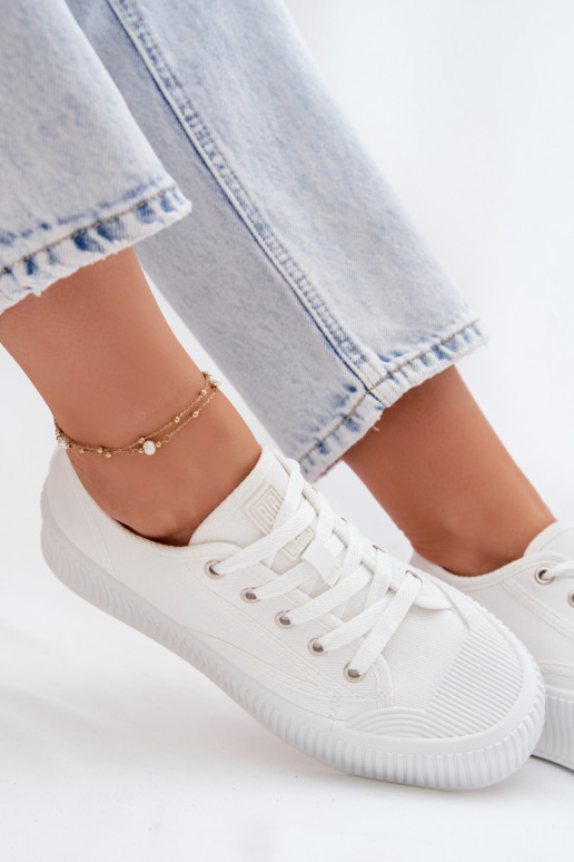 naiste saapad platvormiga Big Star TT274269 valget värvi