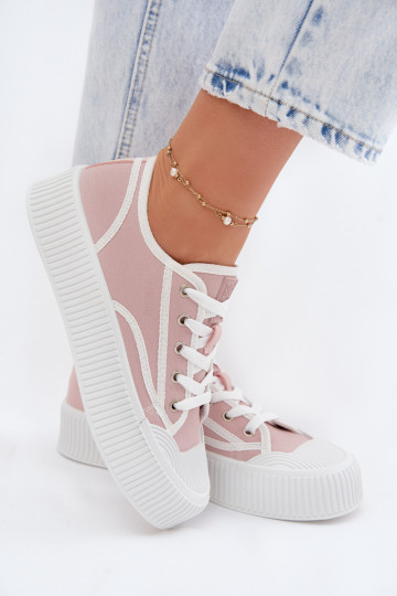 naiste saapad platvormiga Big Star TT274270 Tumeroosad värvi