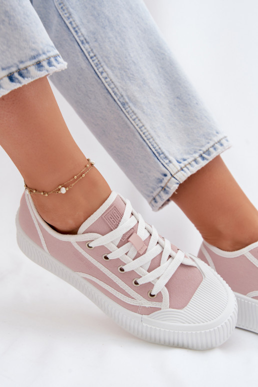 naiste saapad platvormiga Big Star TT274270 Tumeroosad värvi