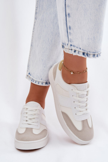 Naisten madalad sneakers jalatsid Big Star TT274767 valge