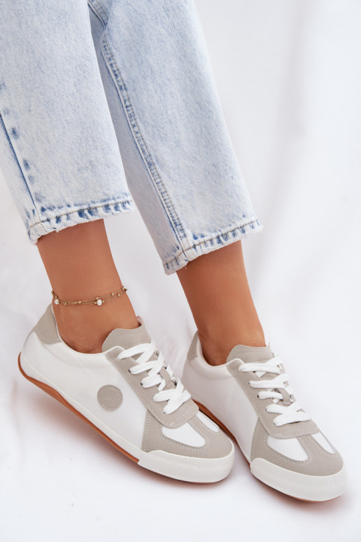 Sneakers tüüpi jalanõud Pealiste omad Big Star TT274145 valget värvi