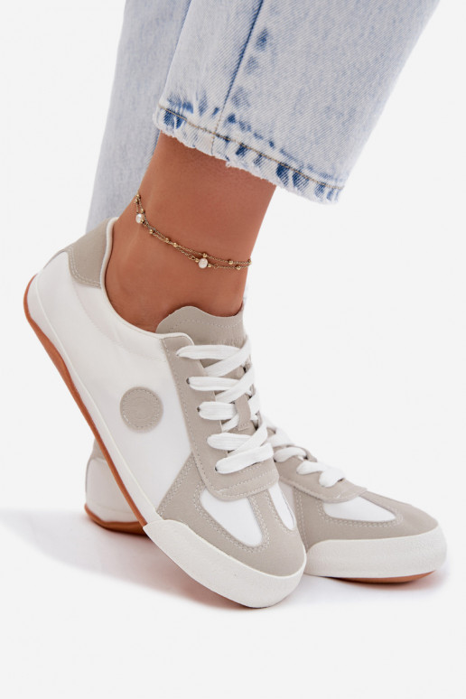 Sneakers tüüpi jalanõud Pealiste omad Big Star TT274145 valget värvi