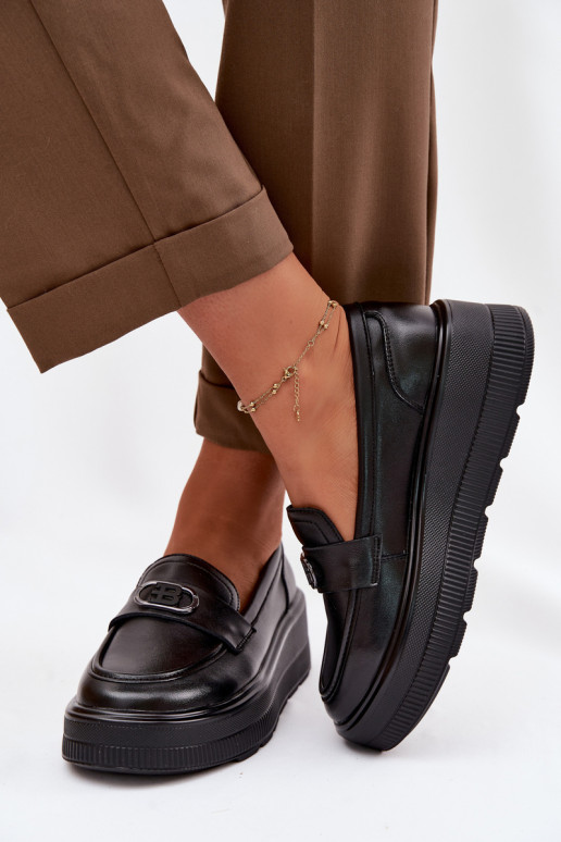 Pealhk Kullatud tallaga naiste mokassiinid Vinceza 39974 msuud