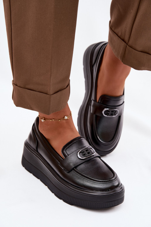 Pealhk Kullatud tallaga naiste mokassiinid Vinceza 39974 msuud